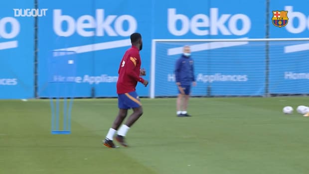 FC Barcelona return to training